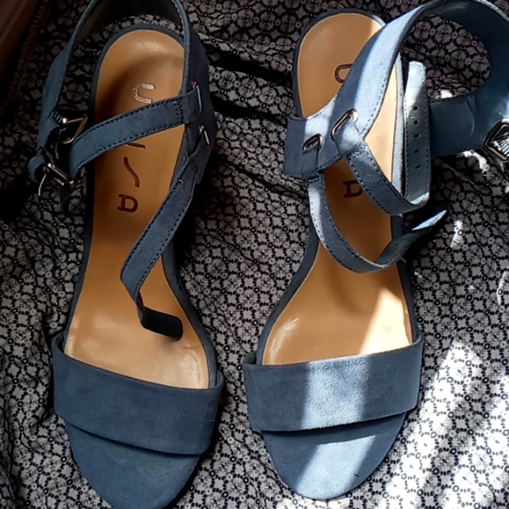 blue unisa high heels size 8